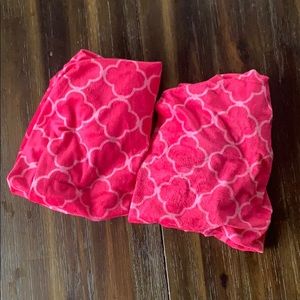 Hot Pink Changing Pad Covers (2)